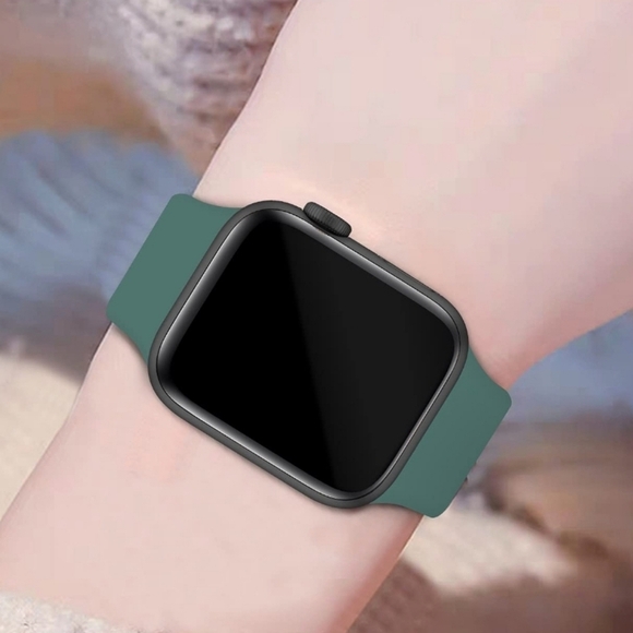 Silicone Apple watch Band Compatible with 45mm band 46mm band 49mm band 42mm - Picture 3 of 5